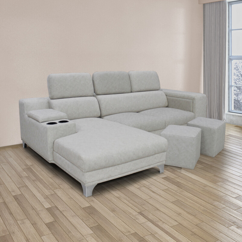 Sofa - Fabric HM L Shape Sofa DAVIS